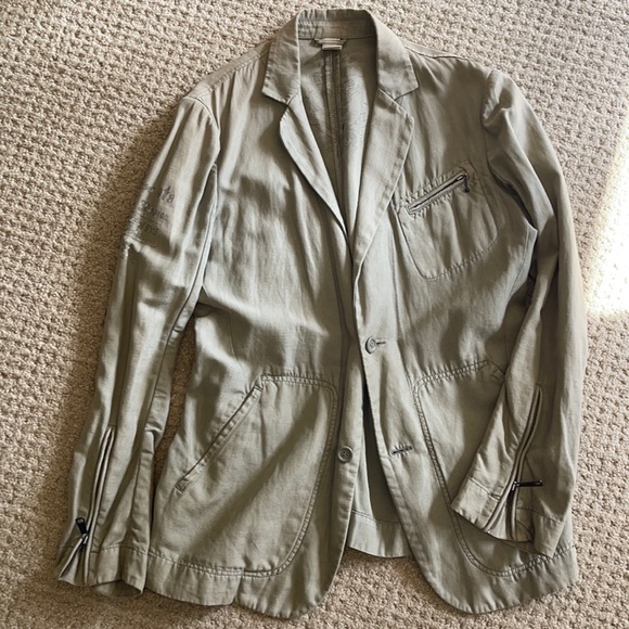 Gently worn Diesel sport coat in Khaki. Men’s XL - Picture 1 of 4